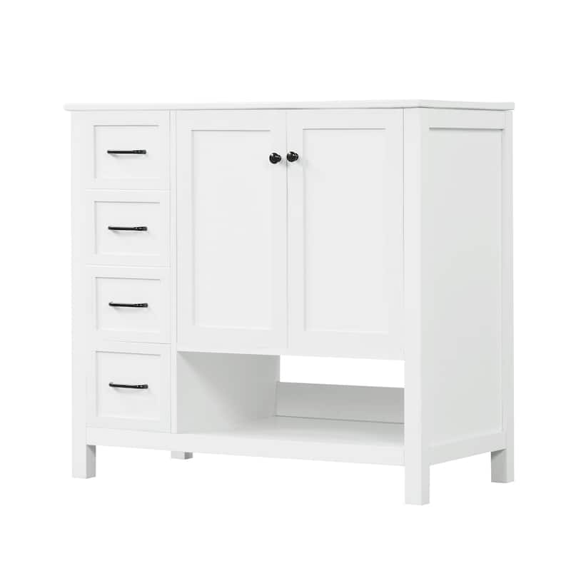 36" Bathroom Vanity with Sink Top