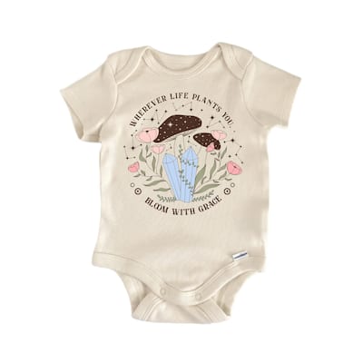Life Plants Grace Magic Mystical - Baby Boy Girl Clothes Bodysuit Funny Cute Newborn