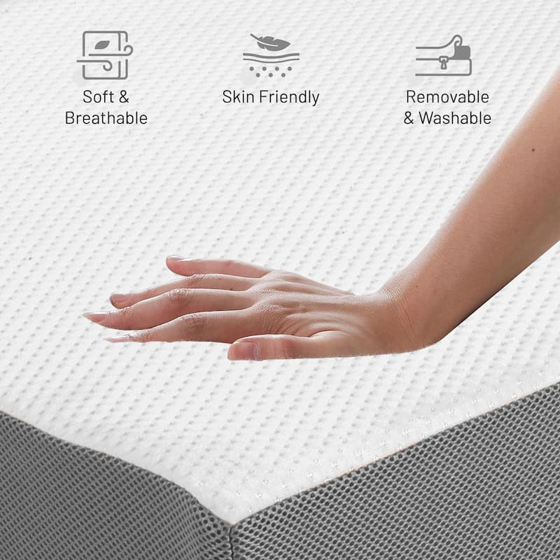 ONETAN, Folding Mattress, 3", 4" & 5" Gel Memory Foam Portable Tri-fold Mattress.