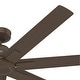 preview thumbnail 28 of 59, Hunter 60" Downtown Windmill Outdoor Ceiling Fan w/ Wall Control, Damp-Rated - Indoor-Outdoor, Industrial, Modern - ENERGY STAR!