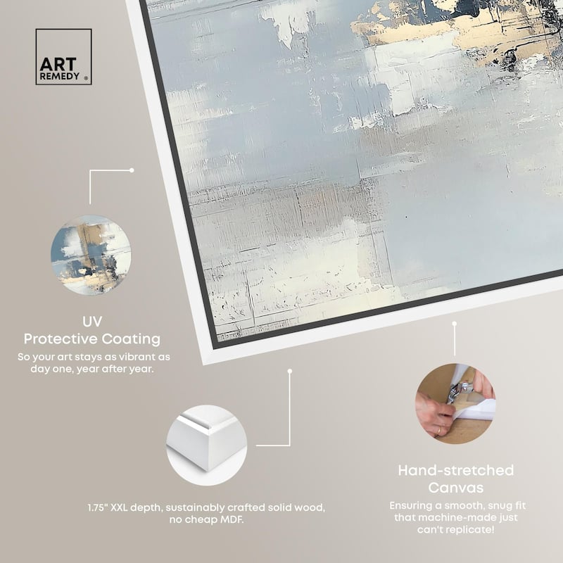 Morning Mist Over the Water Canvas by Art Remedy