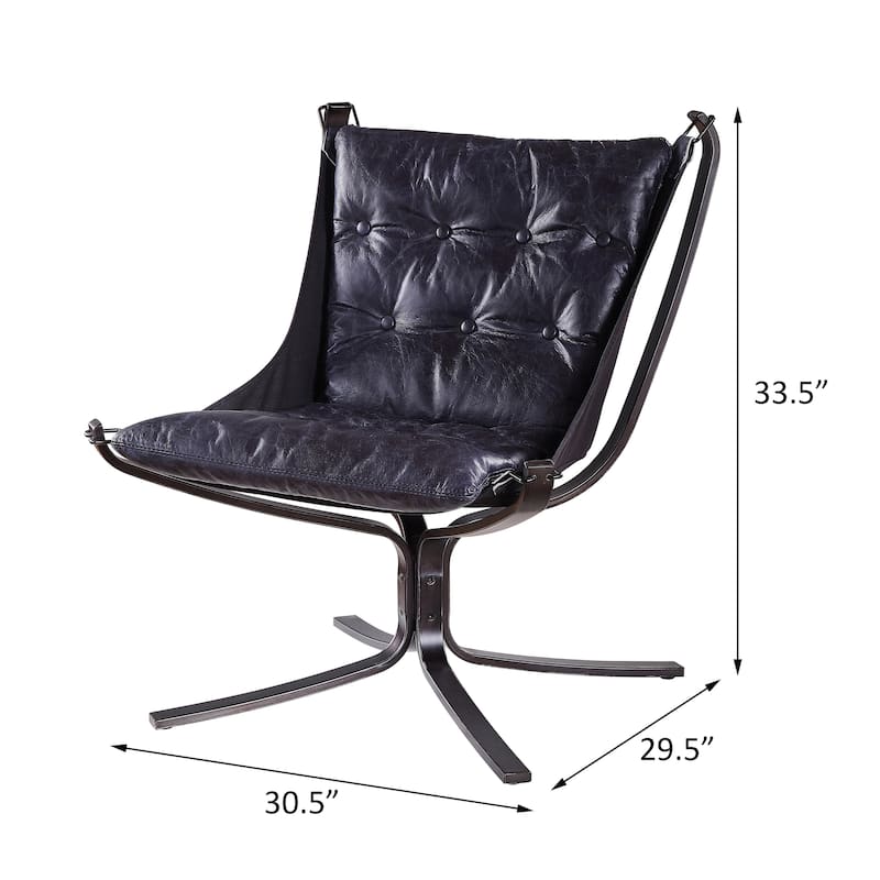 Meadowdale Button-Tufted Accent Chair with 4-Star Frame