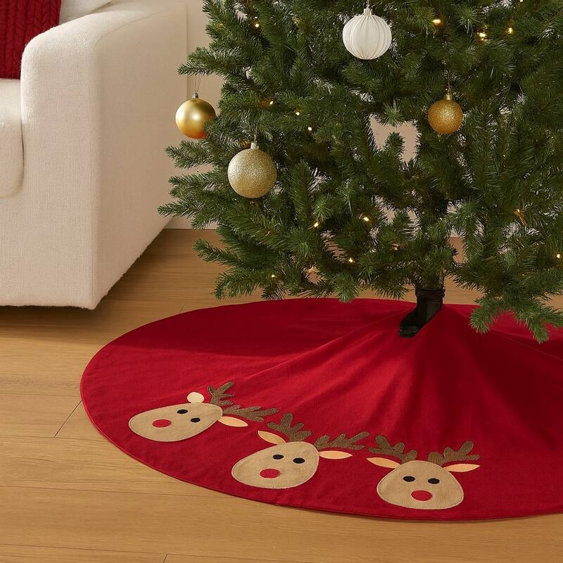 Reindeer Games Tree Skirt