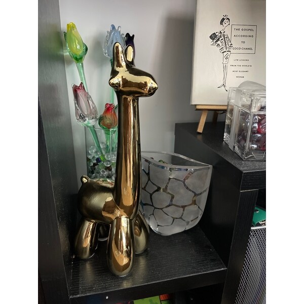 Gold 13655-01 Sagebrook Home Decorative Ceramic Giraffe 