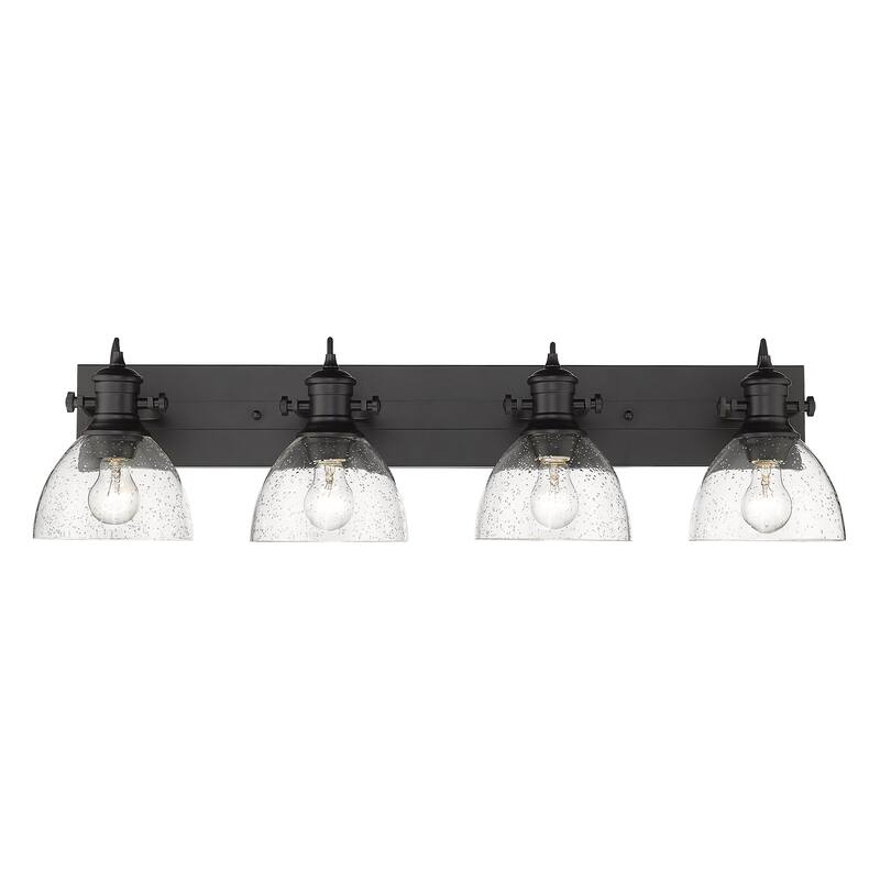 Golden Lighting Hines 4 Light 35" Wide Bathroom Vanity Light