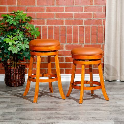 DTY Indoor Living Creede Backless Swivel Stool