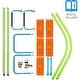 preview thumbnail 4 of 4, Plastic Seat Playground Equipment Cute Baby Plastic Rocker Outdoor Children Blue and Green Steel Tube for Kids Age 3+