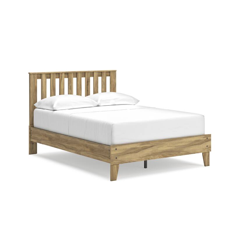 Signature Design by Ashley Bermacy Brown Platform Panel Bed