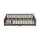 preview thumbnail 47 of 45, Rubber Wood Floor Bed with Fence and Door,Twin Size