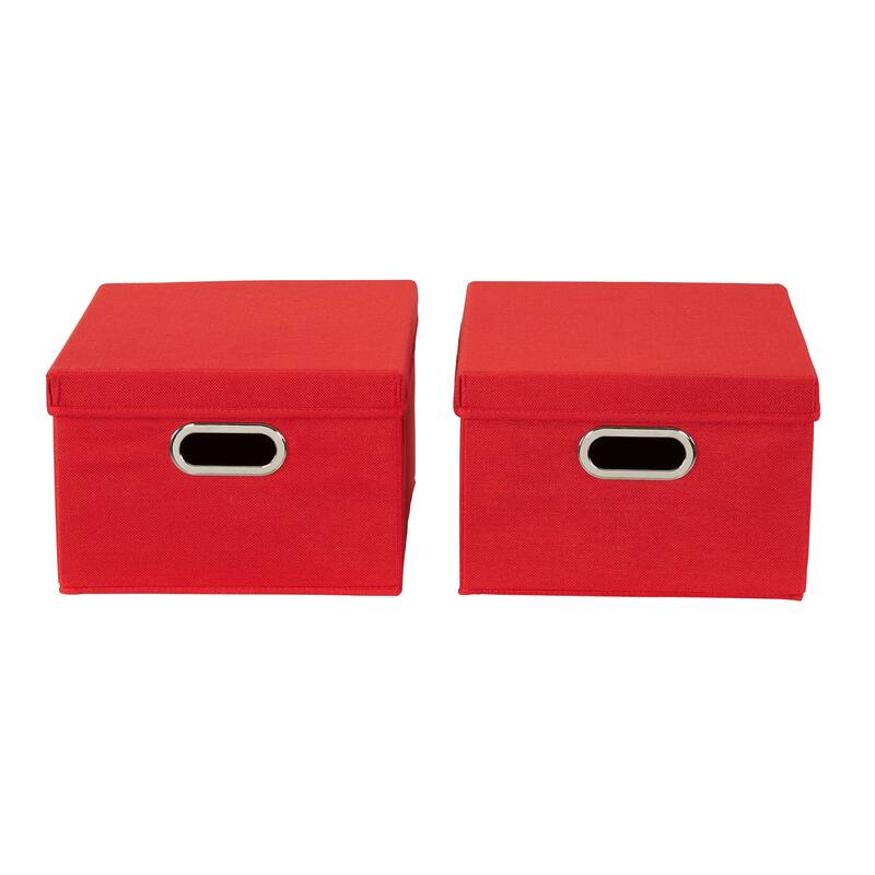 Household Essentials Collapsible Linen Box - 15.0"L x 13.0"W x 8.0"H