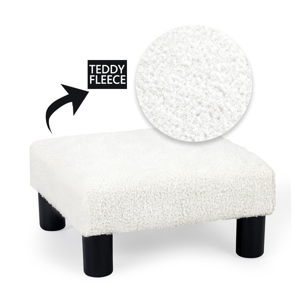 Adeco Ottoman Upholstered Fabric Footrest Pet Steps Dog Stair Stool On Sale Bed Bath Beyond 33962809