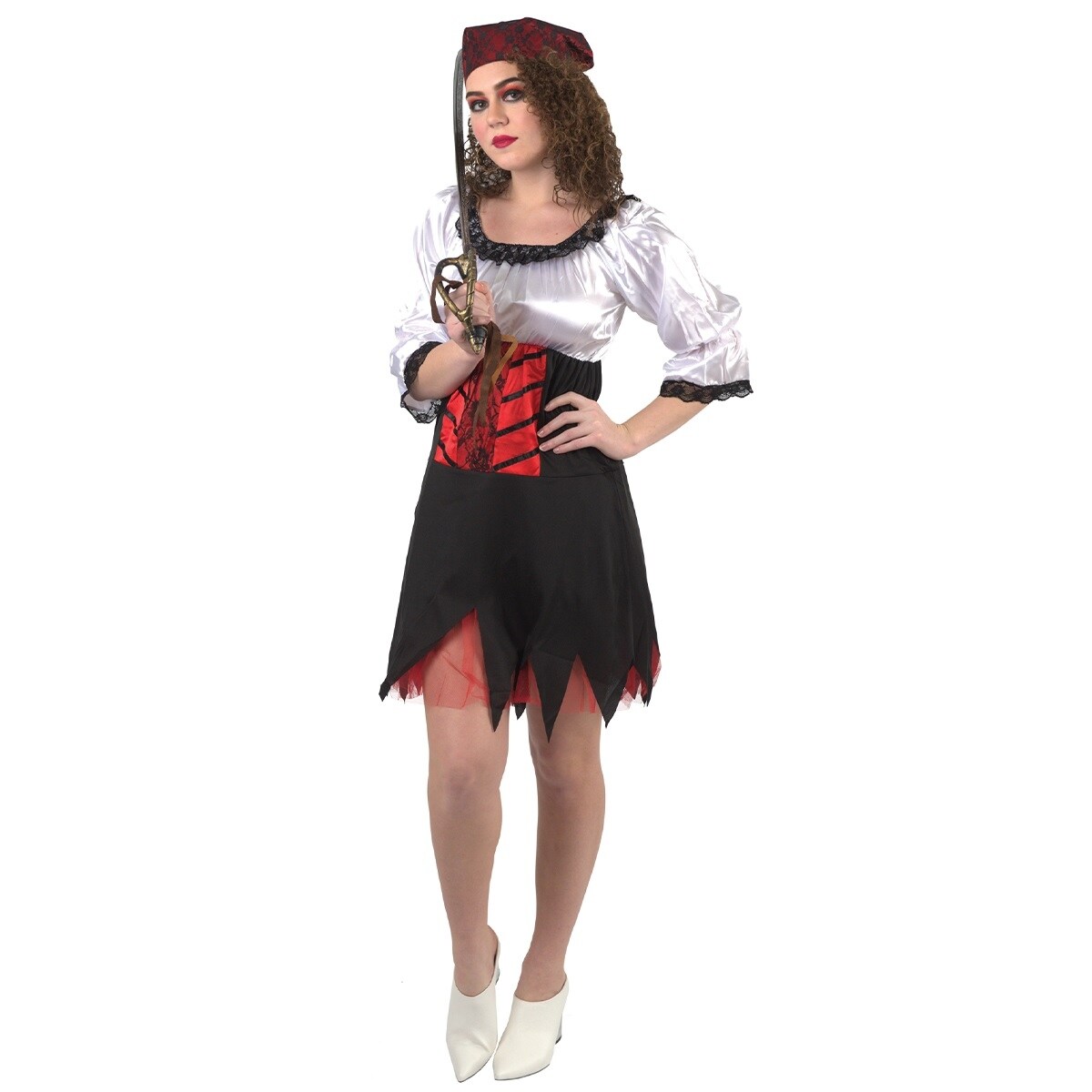 red and white halloween costume