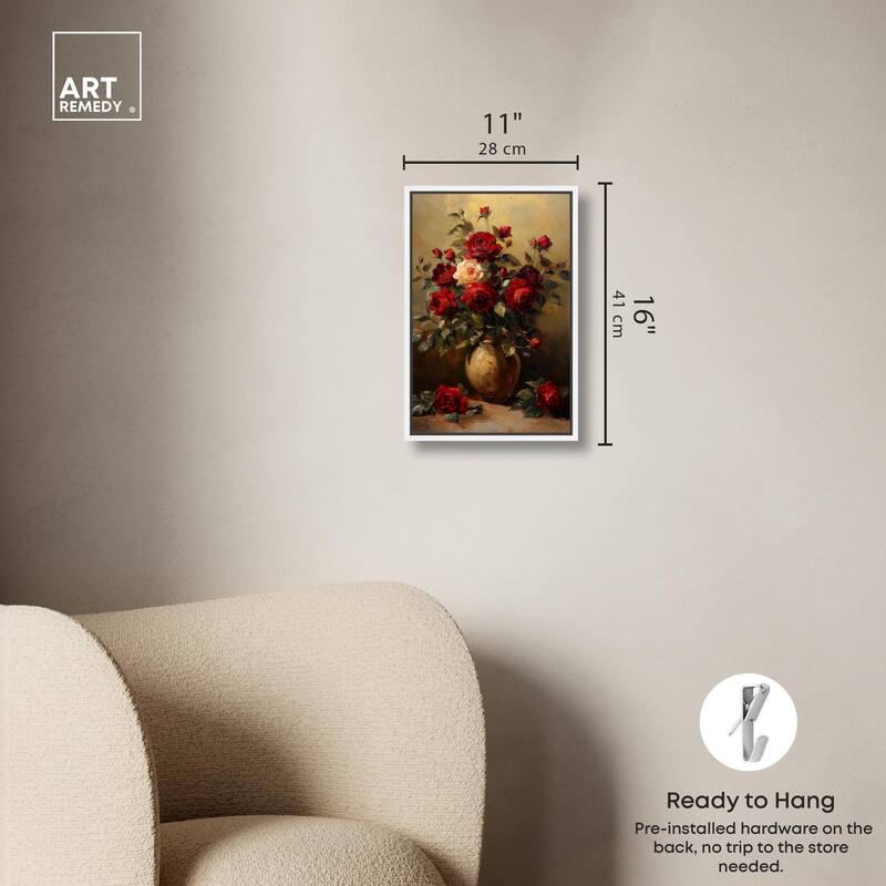 Lavish Lily Lament Canvas by Art Remedy