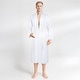 preview thumbnail 35 of 44, American Soft Linen Cotton Turkish Bathrobes Soft Absorbent Men Robes 2X-Large - White