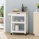preview thumbnail 1 of 16, Dade Kitchen Cart with Wheels by Christopher Knight Home