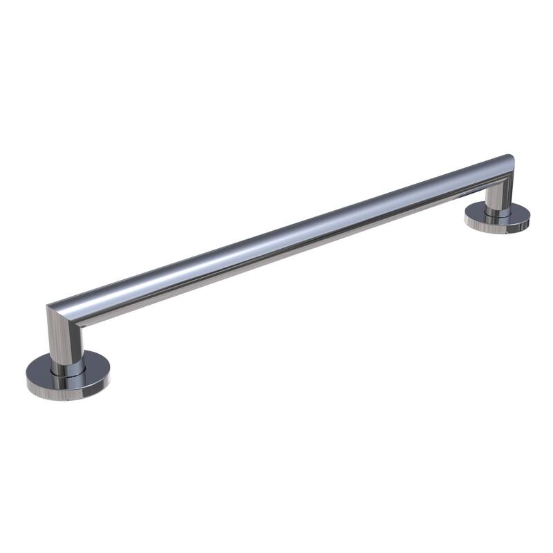 Keeney GB2024-16PC Architectural Grab Bar 1.25 Dia x 16 in., Polished Chrome