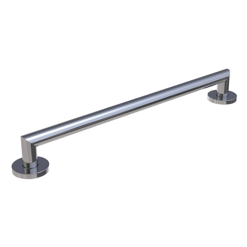 Keeney GB2024-24PC Architectural Grab Bar 1.25 Dia x 24 in., Polished Chrome
