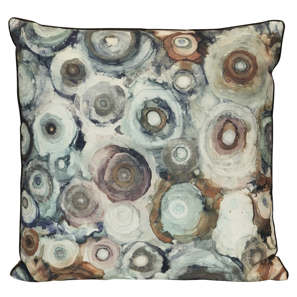 StyleCraft Mineral Bloom Abstract Pillow - Multicolor