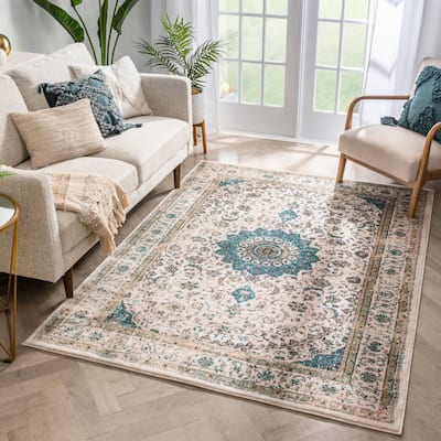 Well Woven Luxbury Mahal Persian Oriental Area Rug