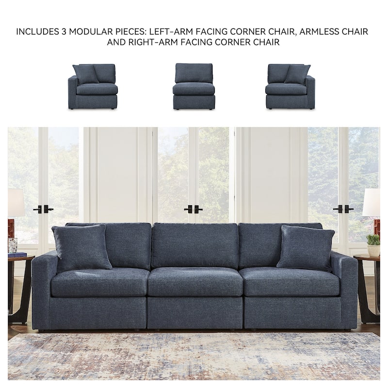 Signature Design by Ashley Modmax 3-Piece Sofa - 108" W x 37" D x 36" H