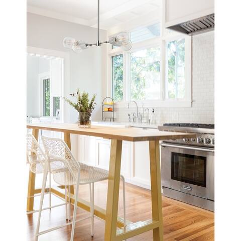 Mitzi by Hudson Valley Asime 4-light Polished Nickel Pendant