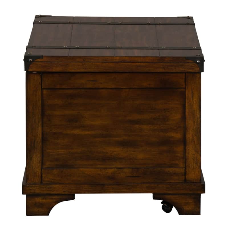 Aspen Skies Russet Brown 3 Piece Set (1-Cocktail 2-End Tables)