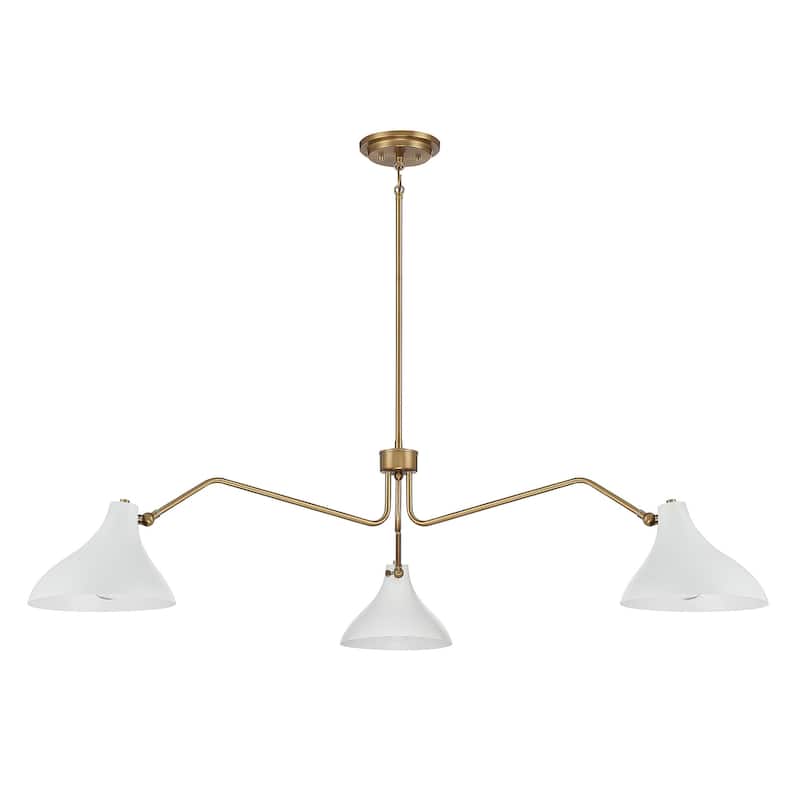 Bellevue SH7019 3 Light 55" Wide Chandelier