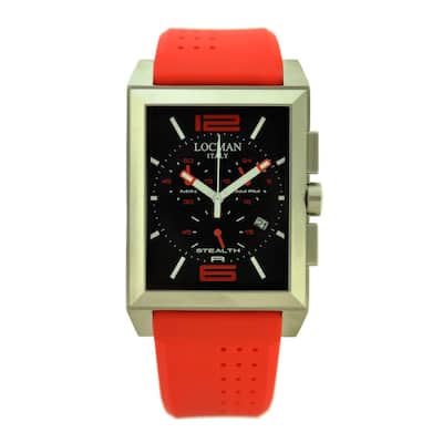 Locman Men's Classic Black Dial Watch - 242BKRD1RD - 6 (36)