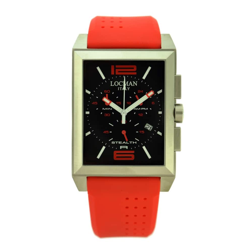 Locman Men's Classic Black Dial Watch - 242BKRD1RD - 6 (36)