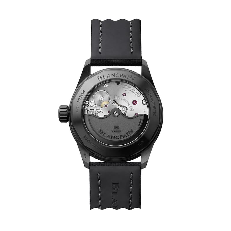Blancpain Fifty Fathoms Bathyscaphe Ceramic Men's Watch - Black