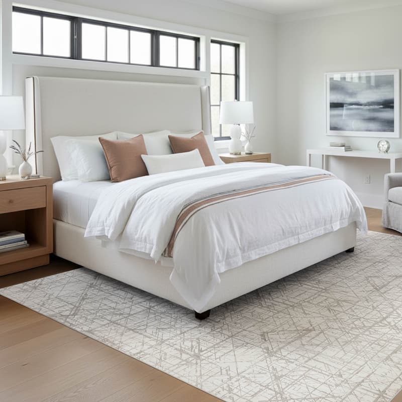 Wyatt & Ash Dream Mink Printed Chenille Rugs