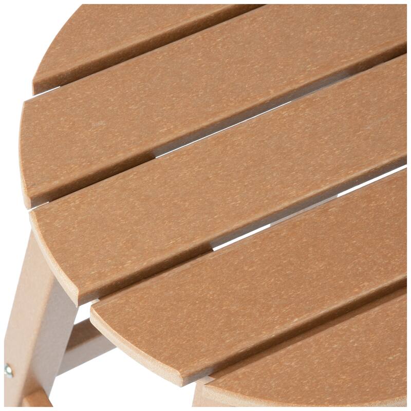 Laguna Hdpe All Weather Outdoor Patio 29" Round Bar Stool (Set Of 3)