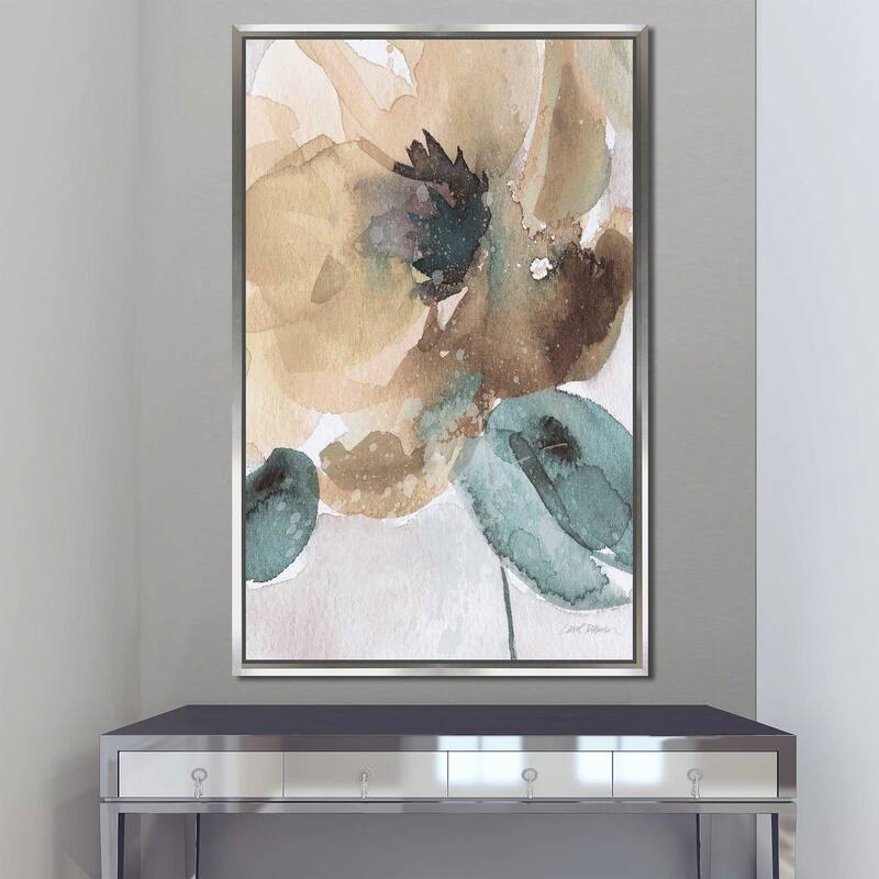 "Watercolor Poppy II" by Carol Robinson Print on Floating Canvas