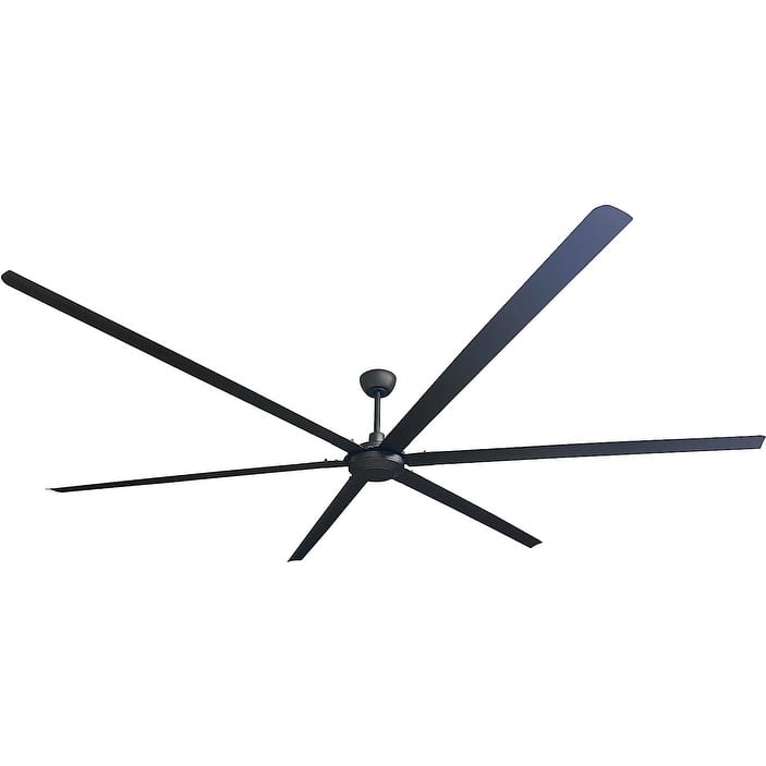 iLIVING High Volume Low Speed Outdoor BLDC Big Ceiling Fan with Brushless DC Motor, Reversible, IR Remote - 120 in.