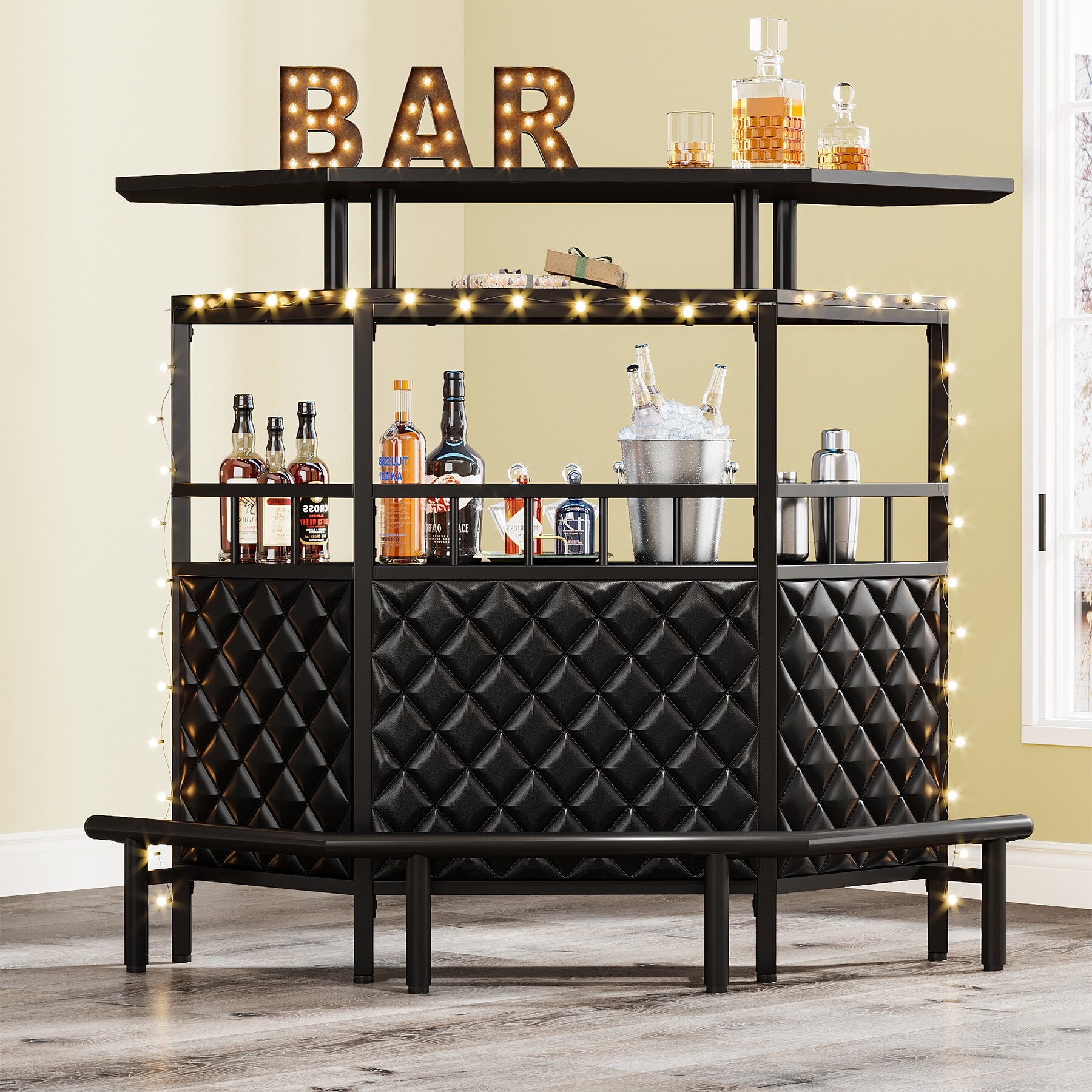 Bar storage shelves sales