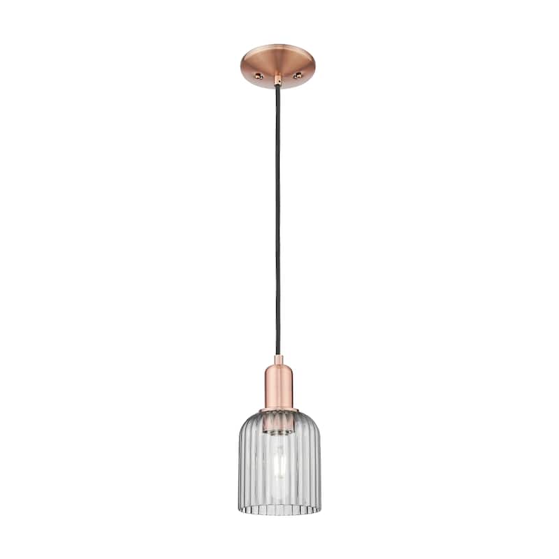 Innovations Lighting Downtown Urban - Bridal Veil - 1 Light 5" Cord Hung Mini Pendant