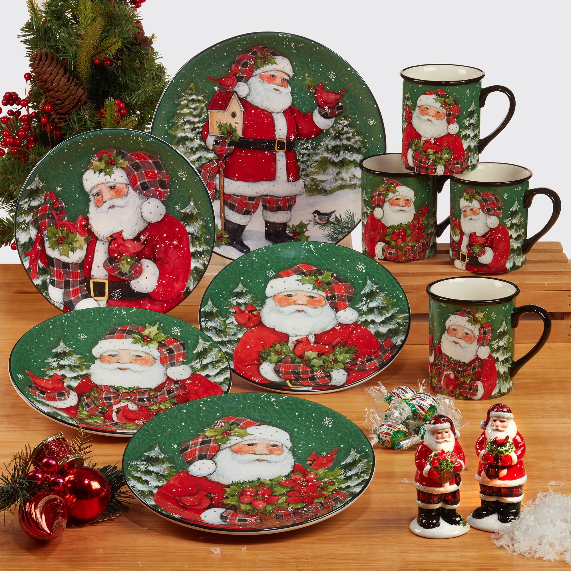 Certified international christmas dinnerware clearance