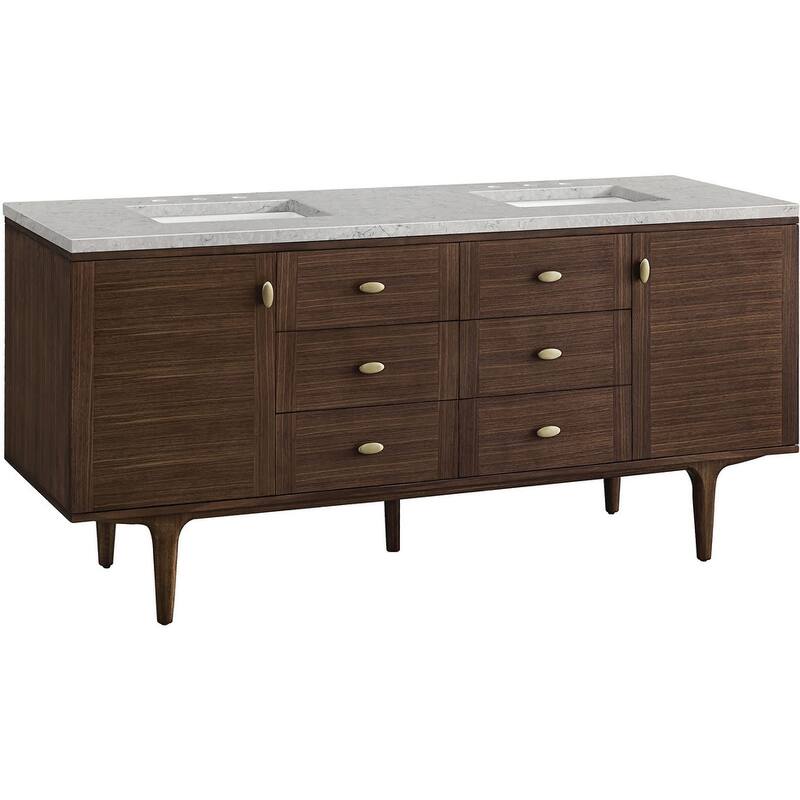 James Martin Vanities 670-V72-FEJP Amberly 72" Wall Mounted or Free