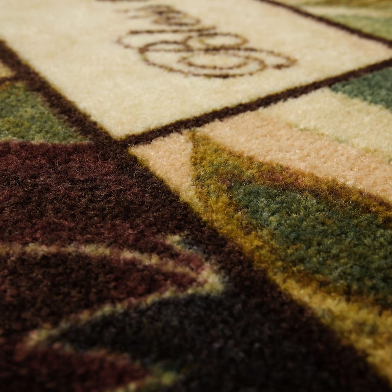 Mohawk Home 'Bless this Home' Brown/ Cream Kitchen Mat