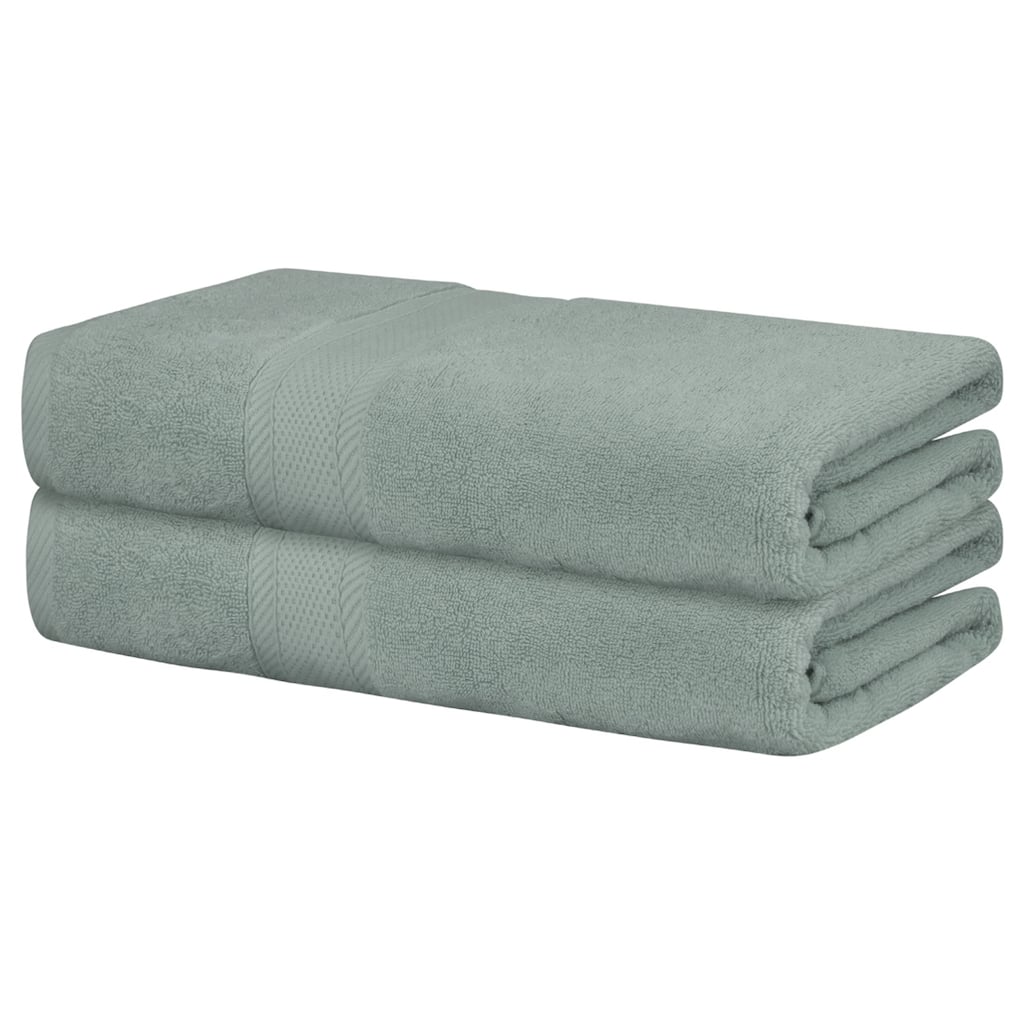 Cotton 2 Pack Bath Towels Set, Light Weight, Quick Dry and Highly Absorbent for Bathroom, Gym, Pool 28" x 56"
