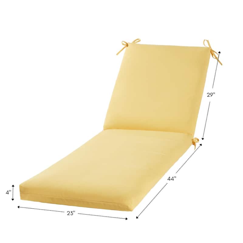 Greendale Home Fashions Outdoor Chaise Cushion (Cushion Only)
