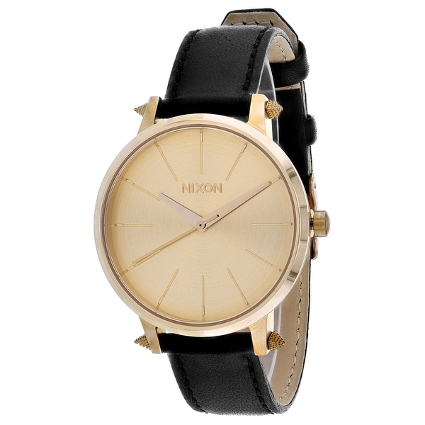 Nixon Women's Kensington Leather Gold Watch - A108-3148 - One Size. Opens flyout.