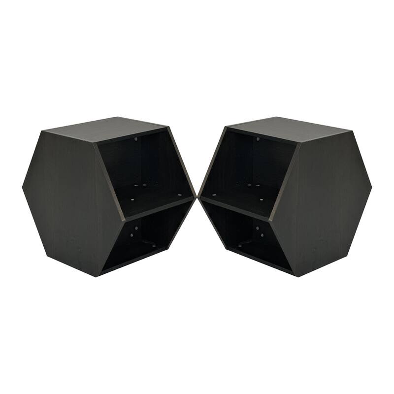 47.24'' Hexagonal Coffee Table Side Table Nightstand,2PCS