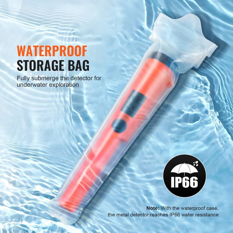 Metal Detector Pinpointer Treasure Hunting Probe with Holster and 9V Battery, for Adults and Kids