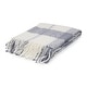 preview thumbnail 10 of 10, Plaid Soft Throw Chambray Blue