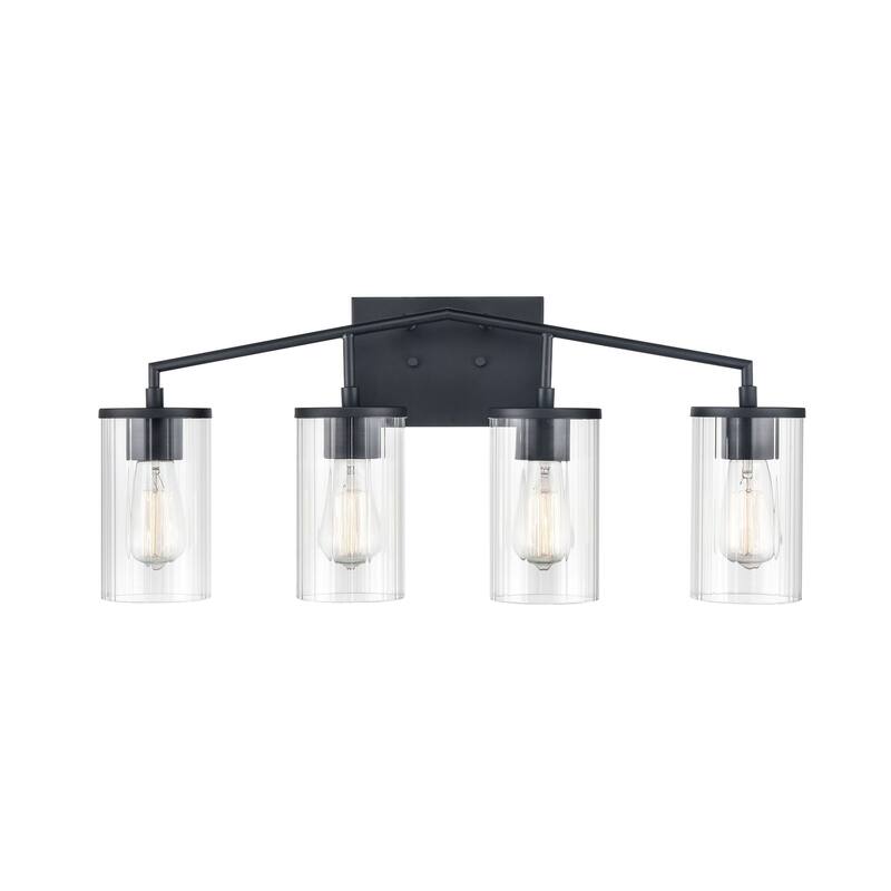 Millennium Lighting Beverlly Bathroom Vanity Light Fixture with Clear Beveled Glass Shades