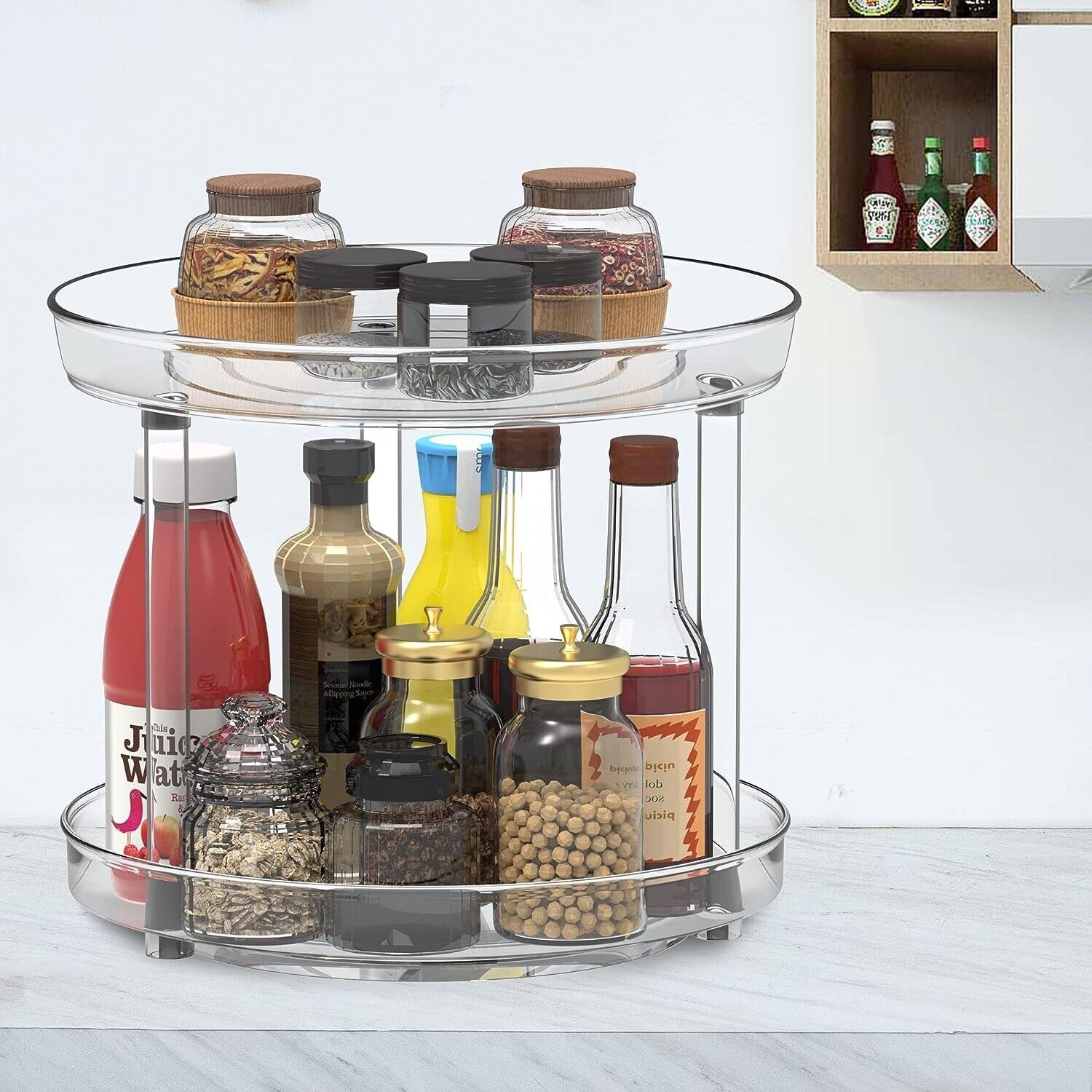 2 Tier 360 Lazy Susan Spice Rack Organizer Bed Bath Beyond 40134400