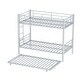 preview thumbnail 18 of 31, Bunk Bed Twin Over Twin Size with Ladder and high Guardrail, Able to Split, Metal Bunk Bed, Storage Space, Noise Free,