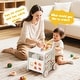 preview thumbnail 19 of 18, Costway Wooden Baby Walker Ice Cream Cart Toy with Sweet Accessories & - See Details
