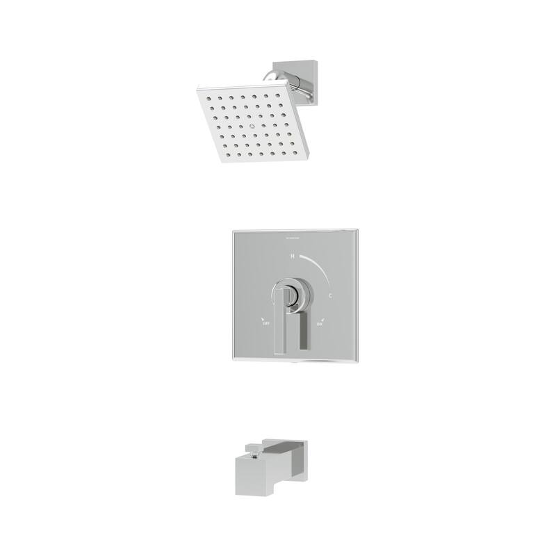 Symmons 369215TRM Duro HydroMersion Tub and Shower Trim Package with - Polished Chrome